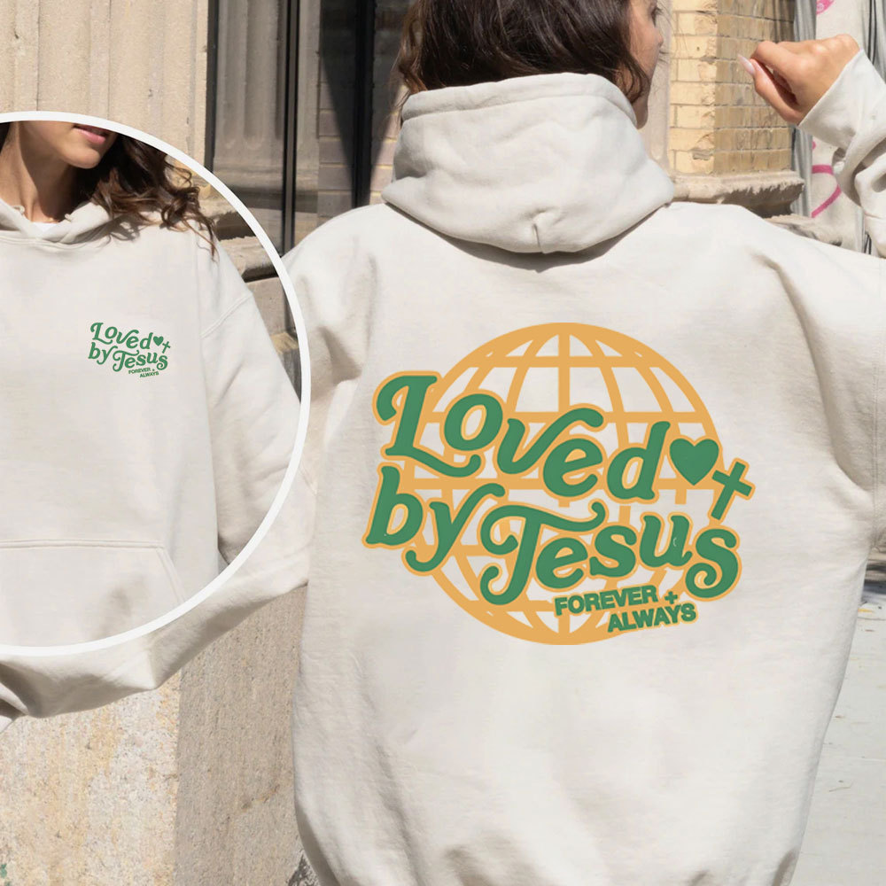 Loved By Jesus Christian Fleece Hoodie Set