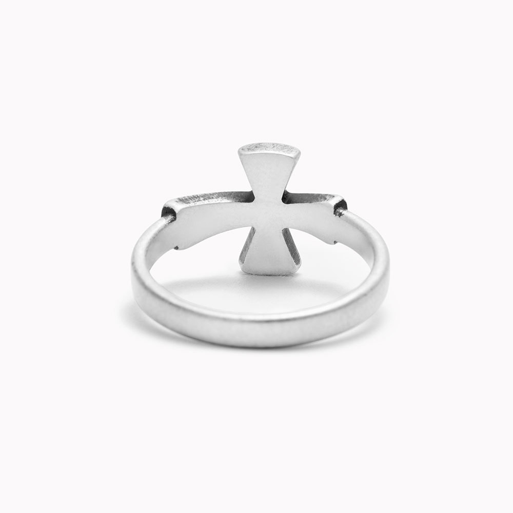 Lucky Cross Christian 925 Sterling Silver Ring