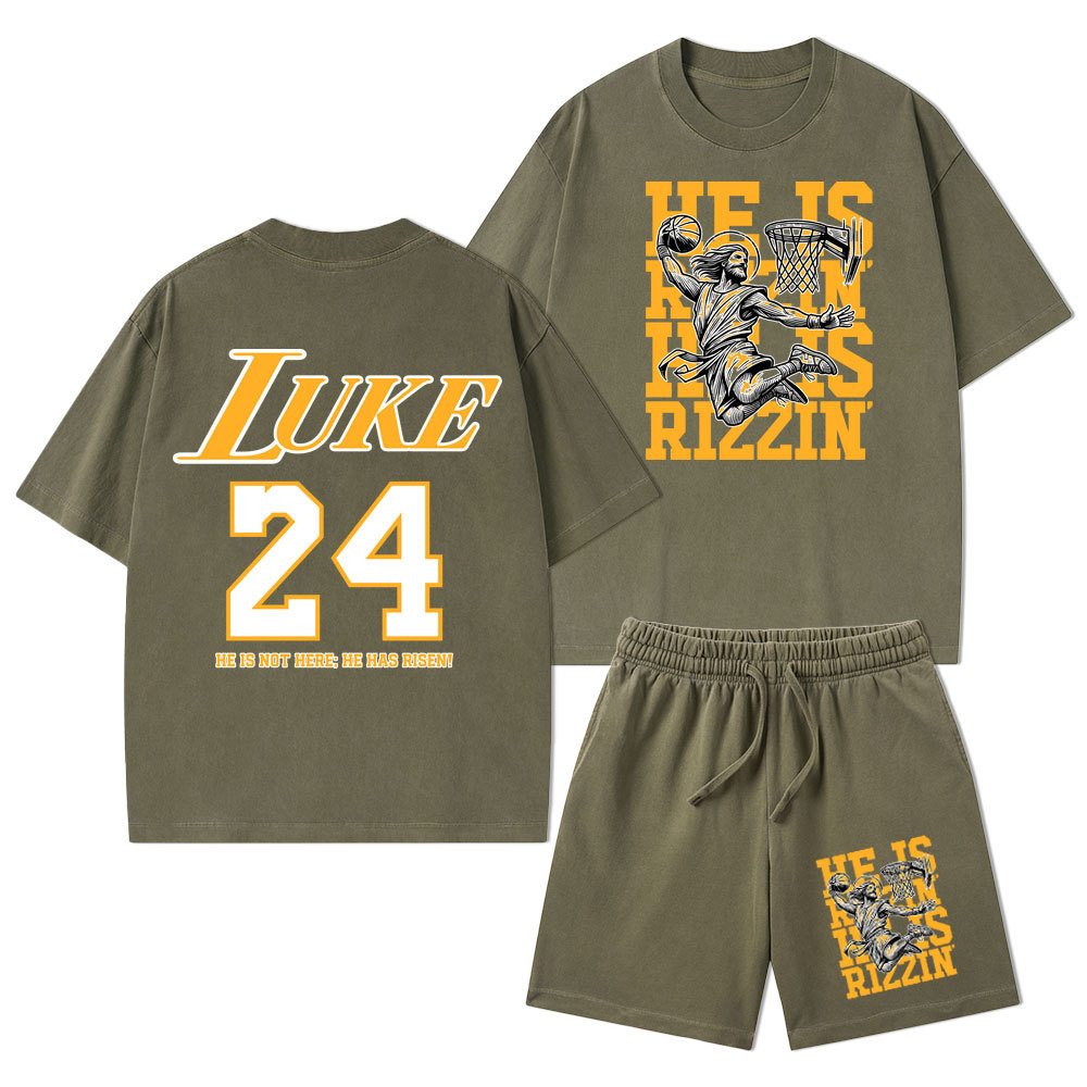 Sample Christian Washed T-Shirt & Shorts Sale - GuidingCross