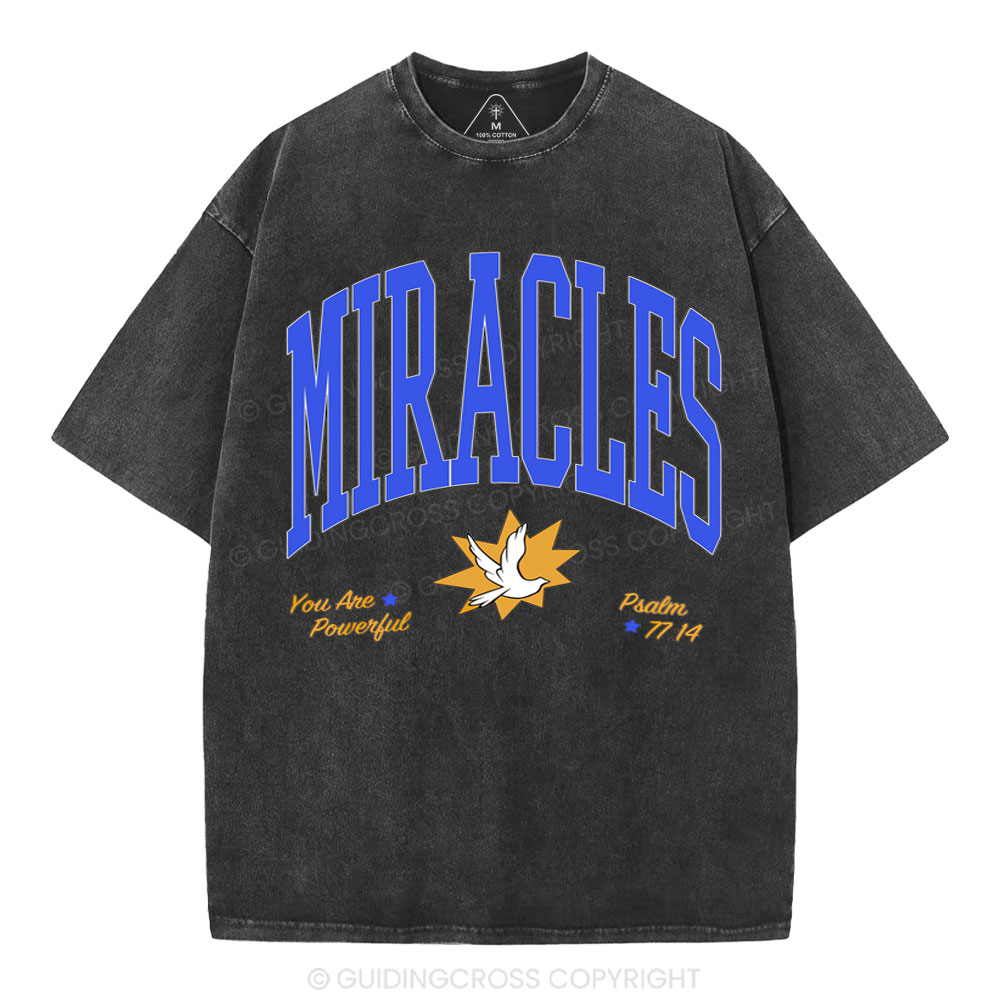 MIRACIES Christian Washed T-Shirt
