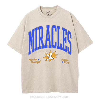 MIRACIES Christian Washed T-Shirt