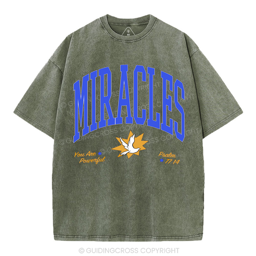 MIRACIES Christian Washed T-Shirt