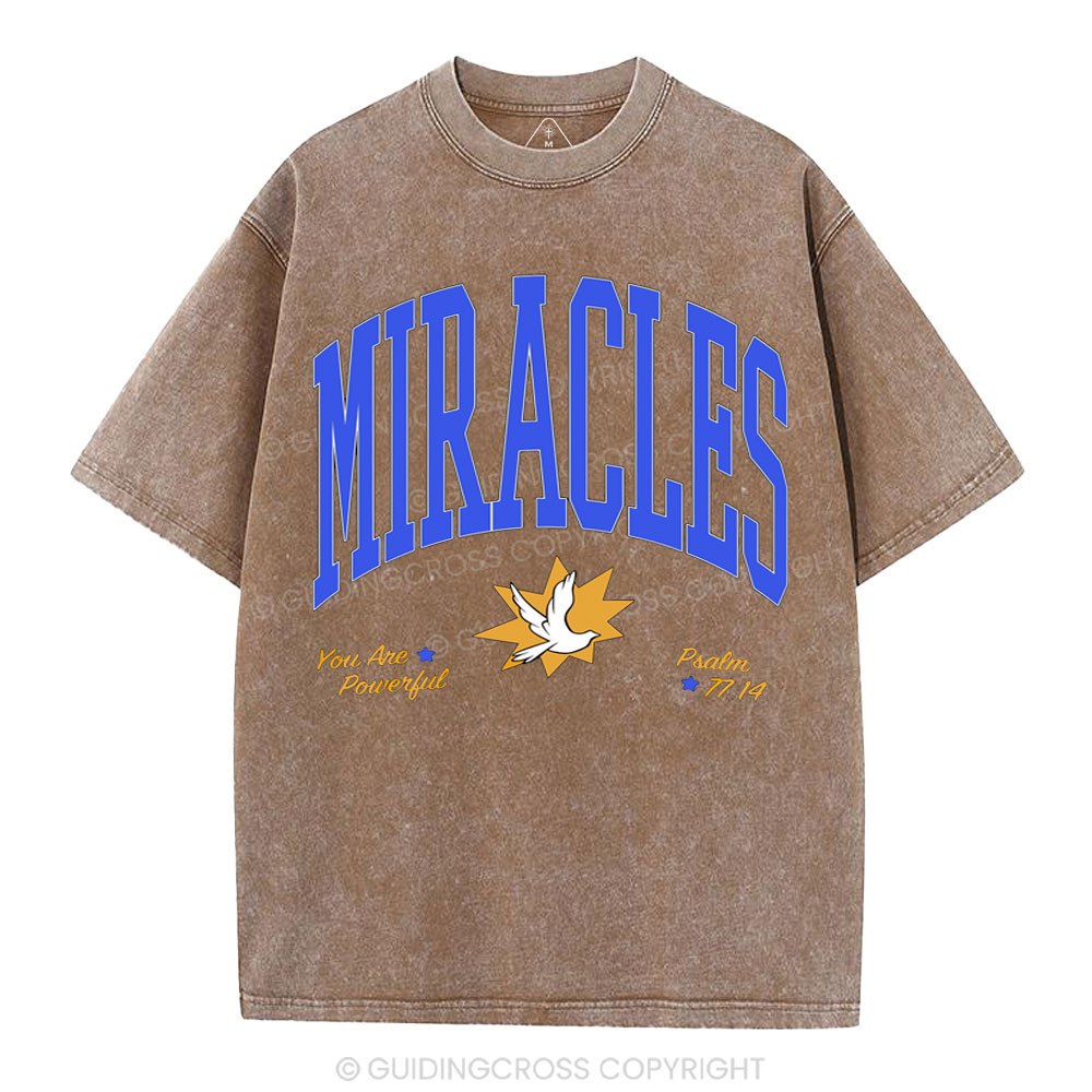 MIRACIES Christian Washed T-Shirt
