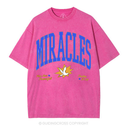 MIRACIES Christian Washed T-Shirt