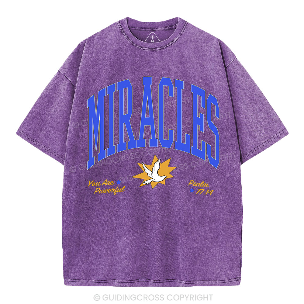 MIRACIES Christian Washed T-Shirt