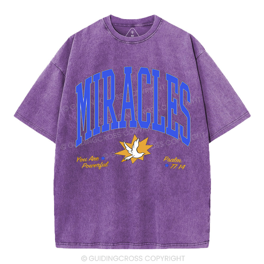 MIRACIES Christian Washed T-Shirt