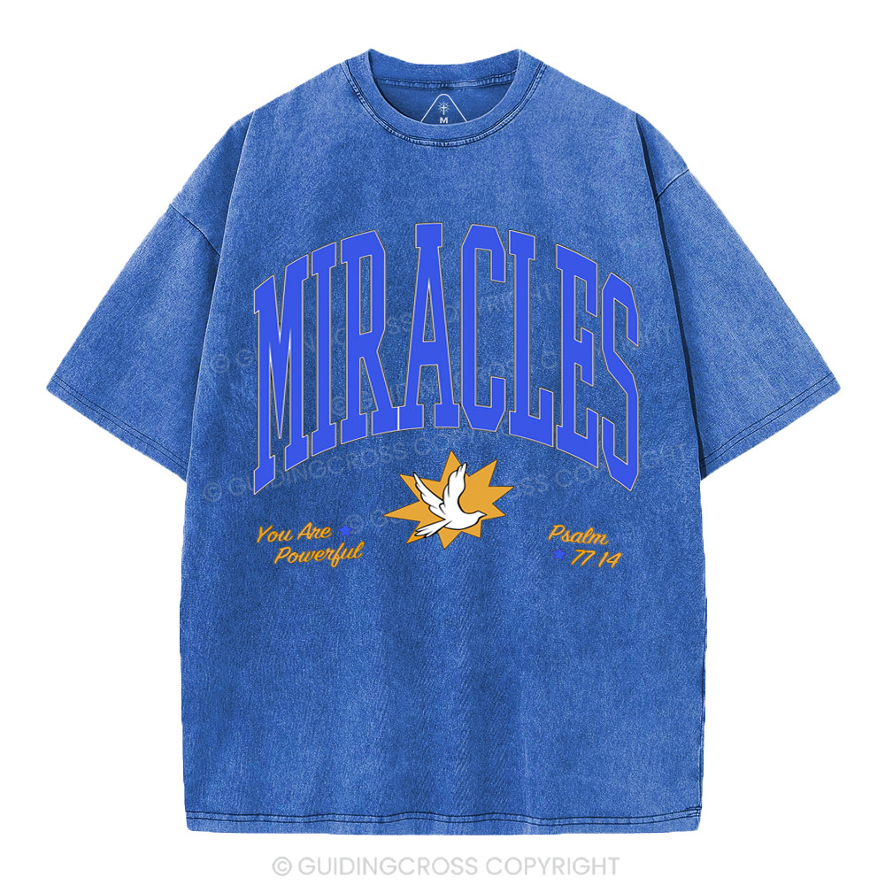 MIRACIES Christian Washed T-Shirt