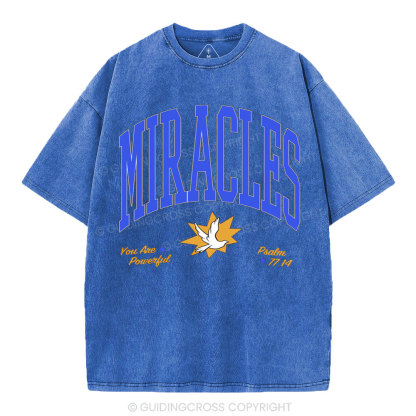 MIRACIES Christian Washed T-Shirt