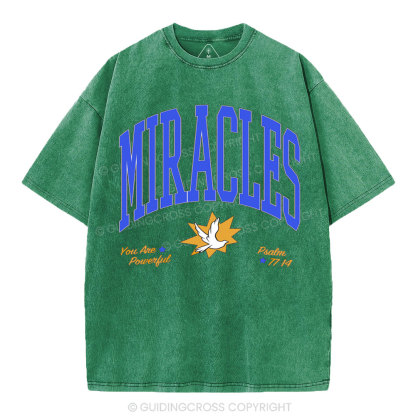 MIRACIES Christian Washed T-Shirt