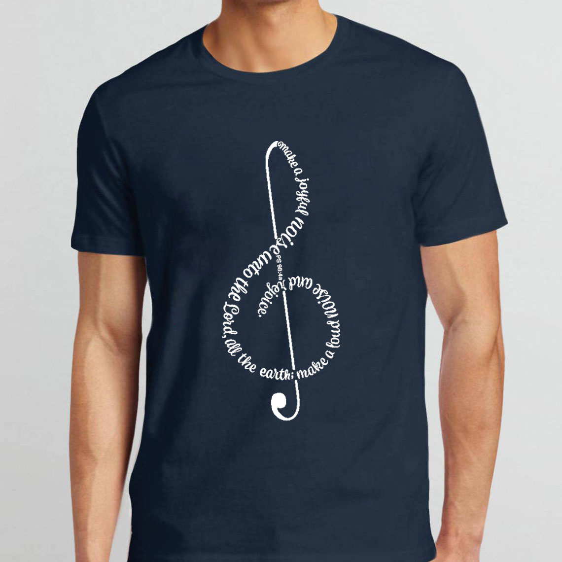 Made A Joyful Noise To The Lord Christian T-Shirt