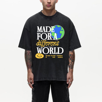 Made For Diffrent World Chirtstian Washed T-Shirt