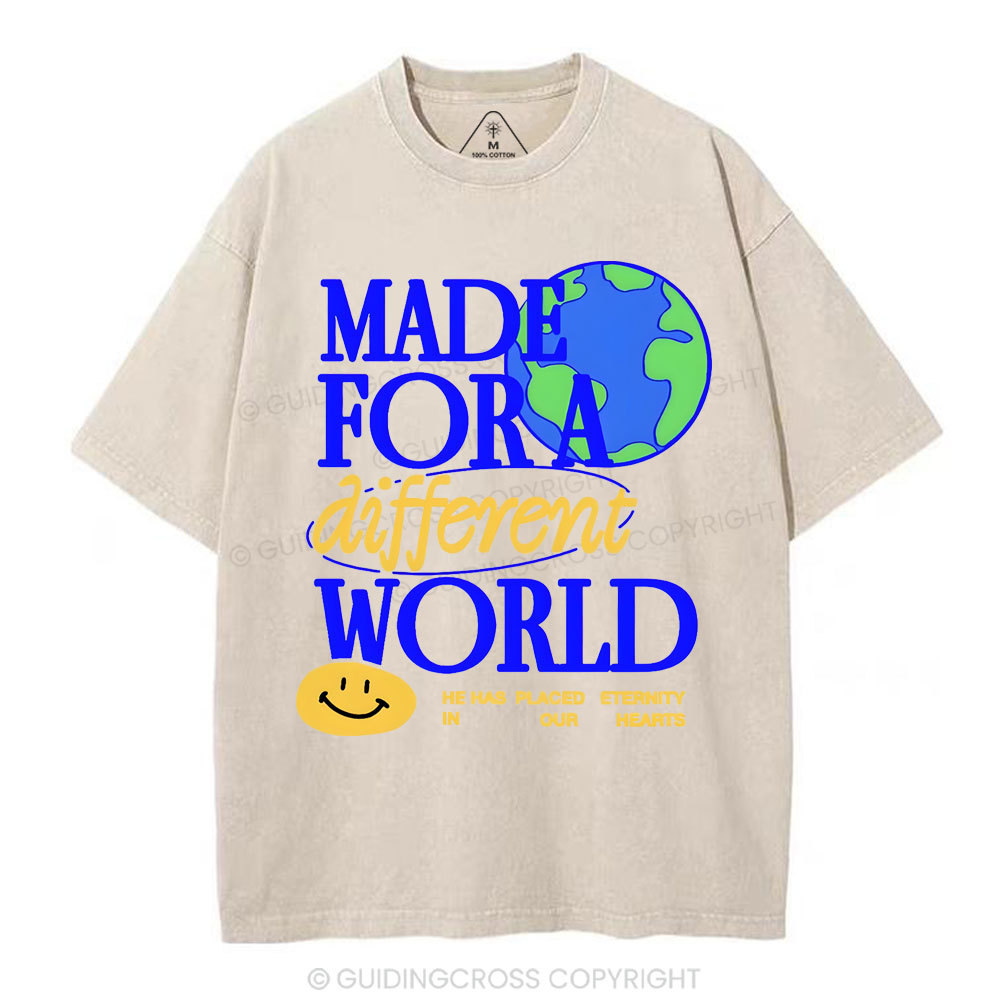 Made For Diffrent World Chirtstian Washed T-Shirt