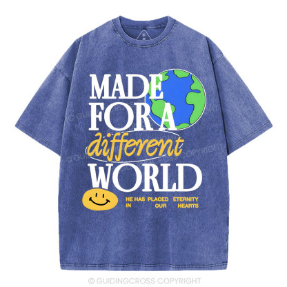 Made For Diffrent World Chirtstian Washed T-Shirt
