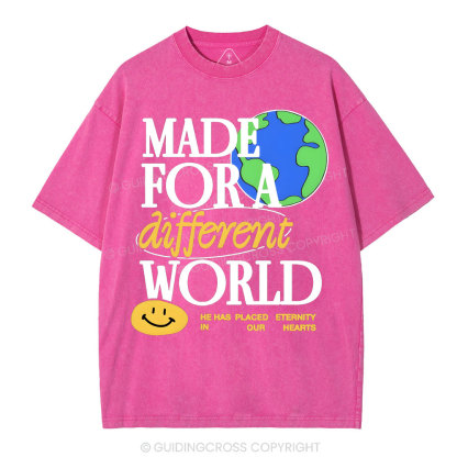 Made For Diffrent World Chirtstian Washed T-Shirt