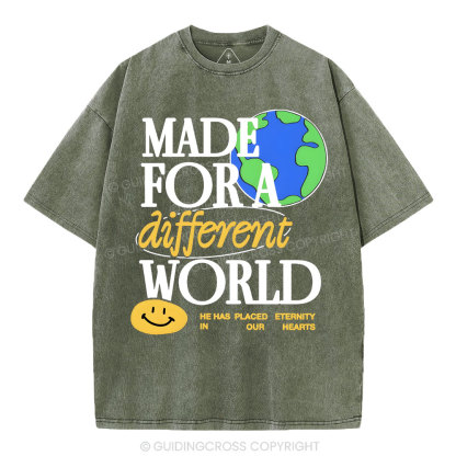 Made For Diffrent World Chirtstian Washed T-Shirt