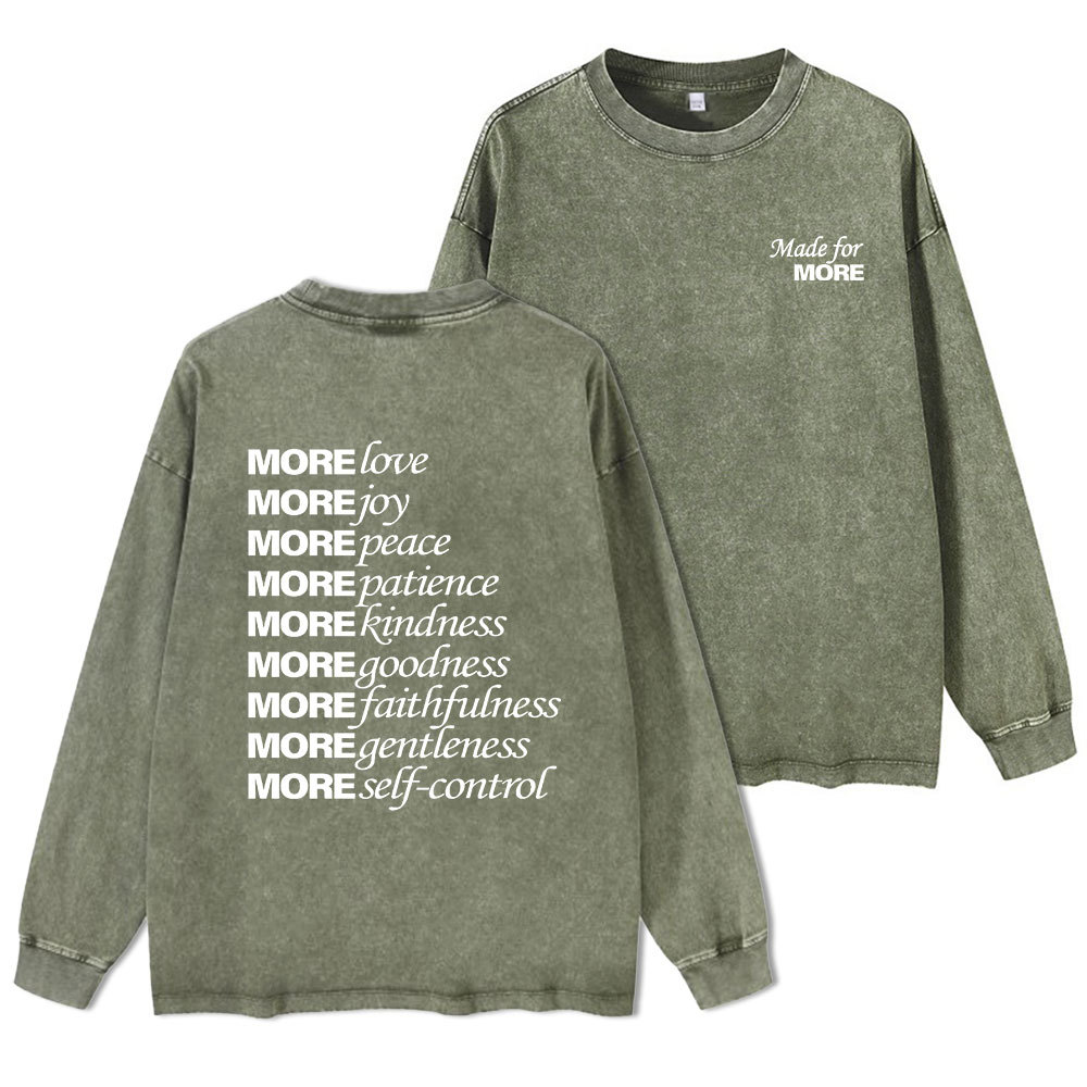 Made For More Washed Long Sleeve T-Shirt