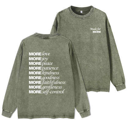 Made For More Washed Long Sleeve T-Shirt
