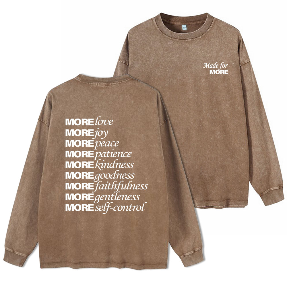 Made For More Washed Long Sleeve T-Shirt