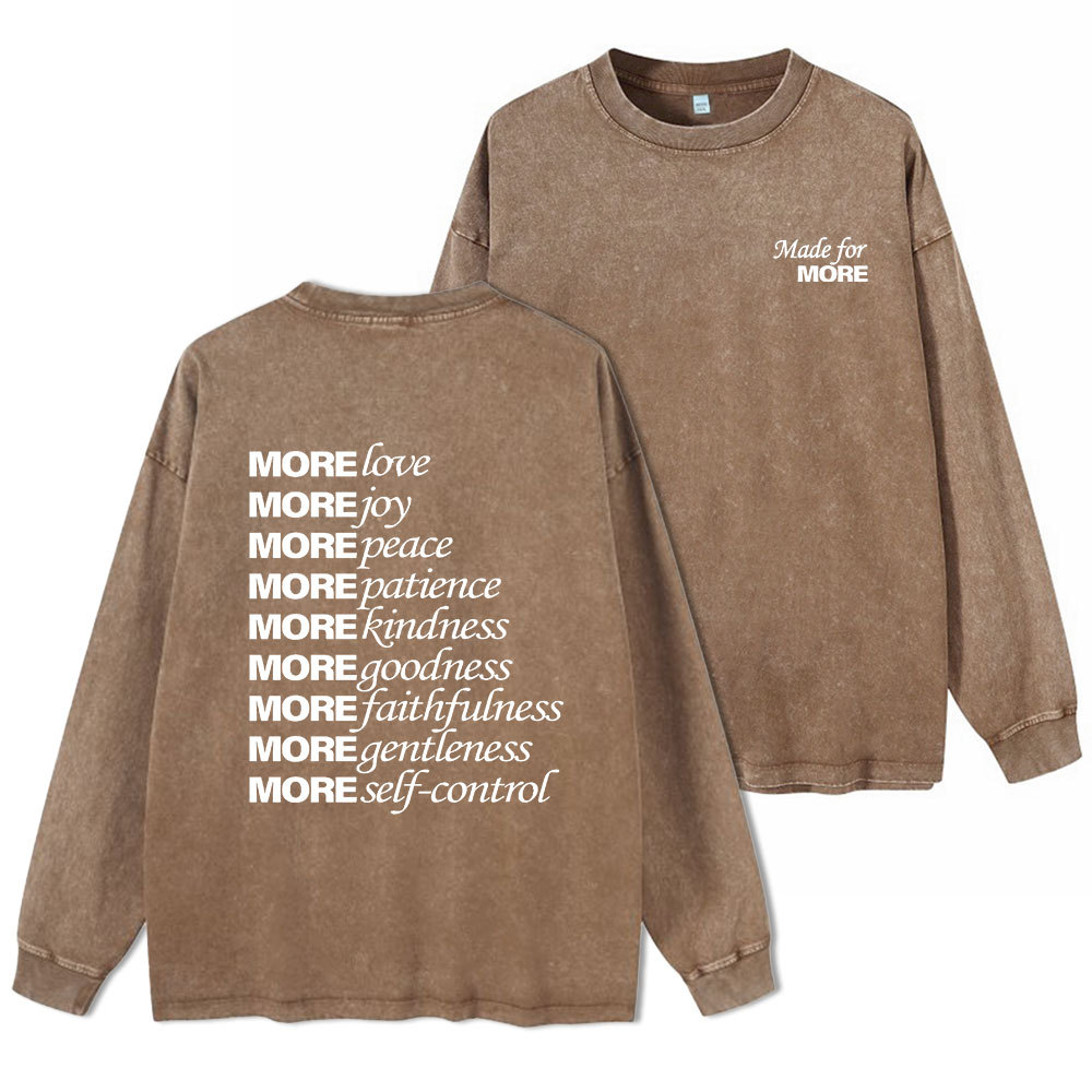 Made For More Washed Long Sleeve T-Shirt