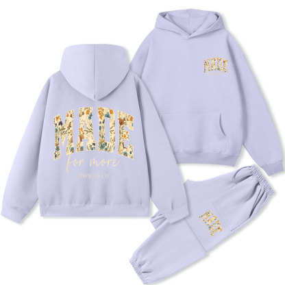 Made For More Boho Christian Premium Fleece Hoodie Set