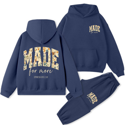 Made For More Boho Christian Premium Fleece Hoodie Set
