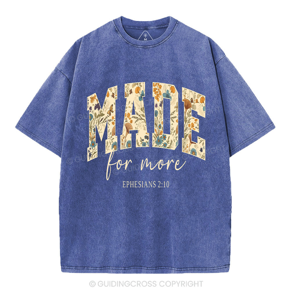 Made For More Boho Christian Washed T-Shirt