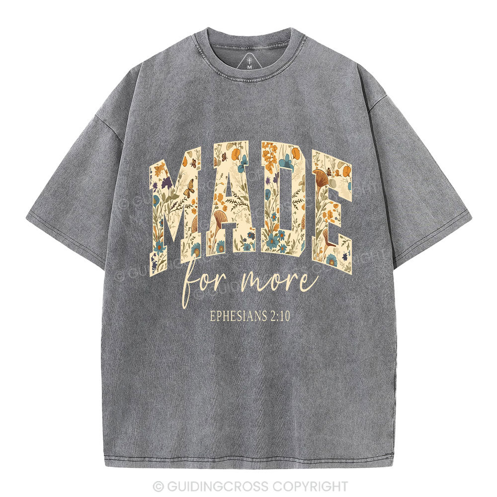 Made For More Boho Christian Washed T-Shirt