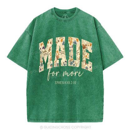 Made For More Boho Christian Washed T-Shirt