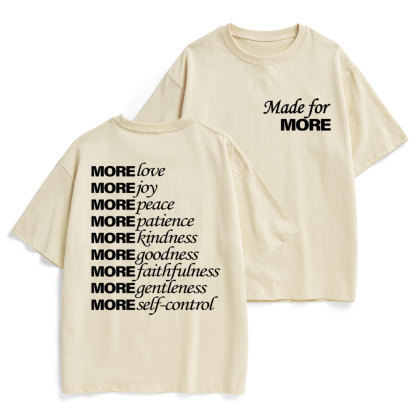 Made For More Christian Heavy Cotton T-Shirt