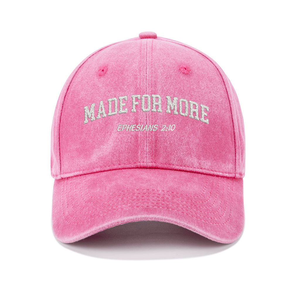 Made For More Christian Washed Hat