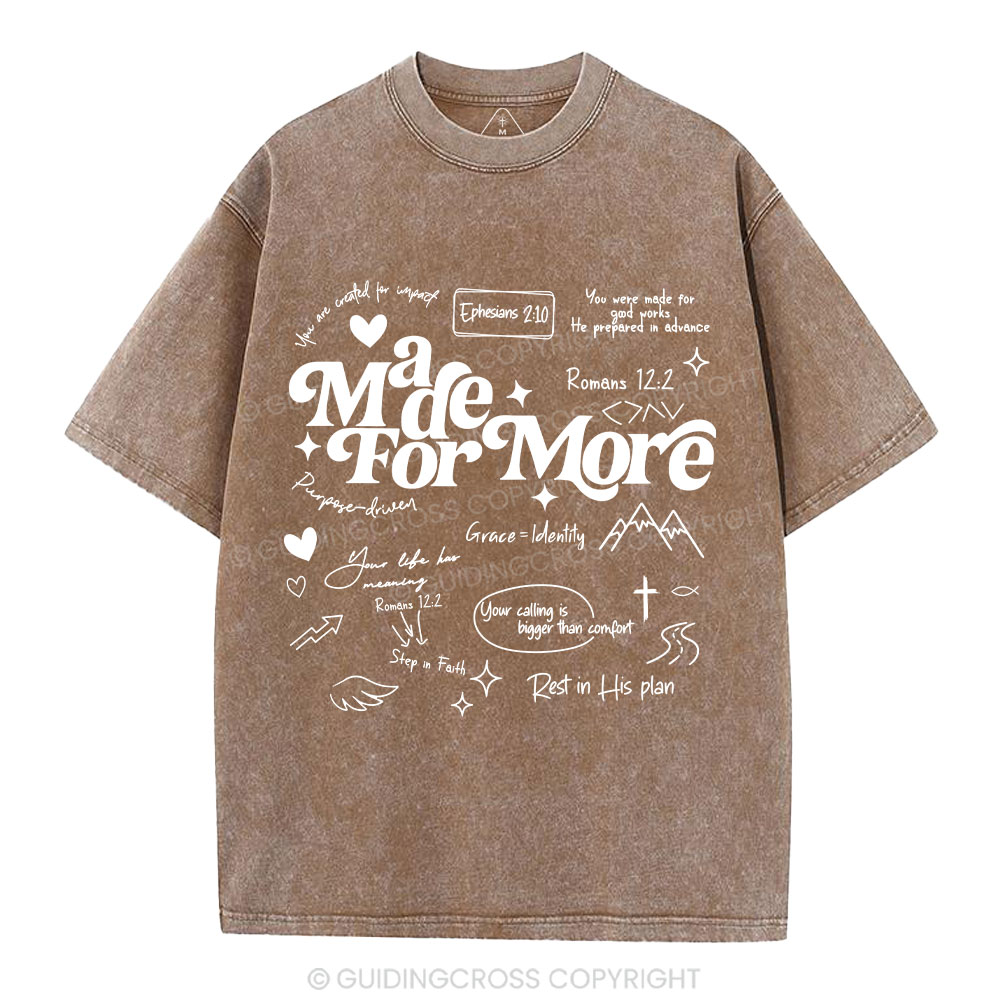 Made For More Christian Washed T-Shirt