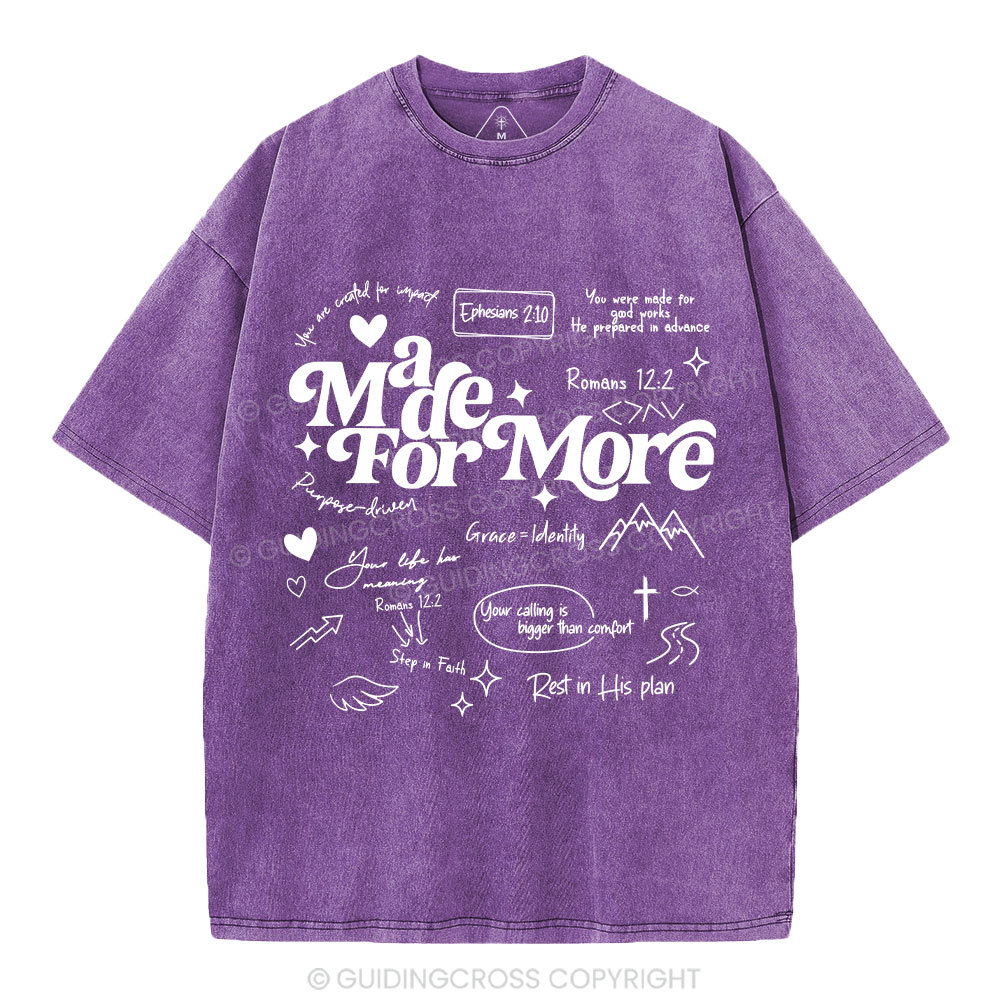 Made For More Christian Washed T-Shirt