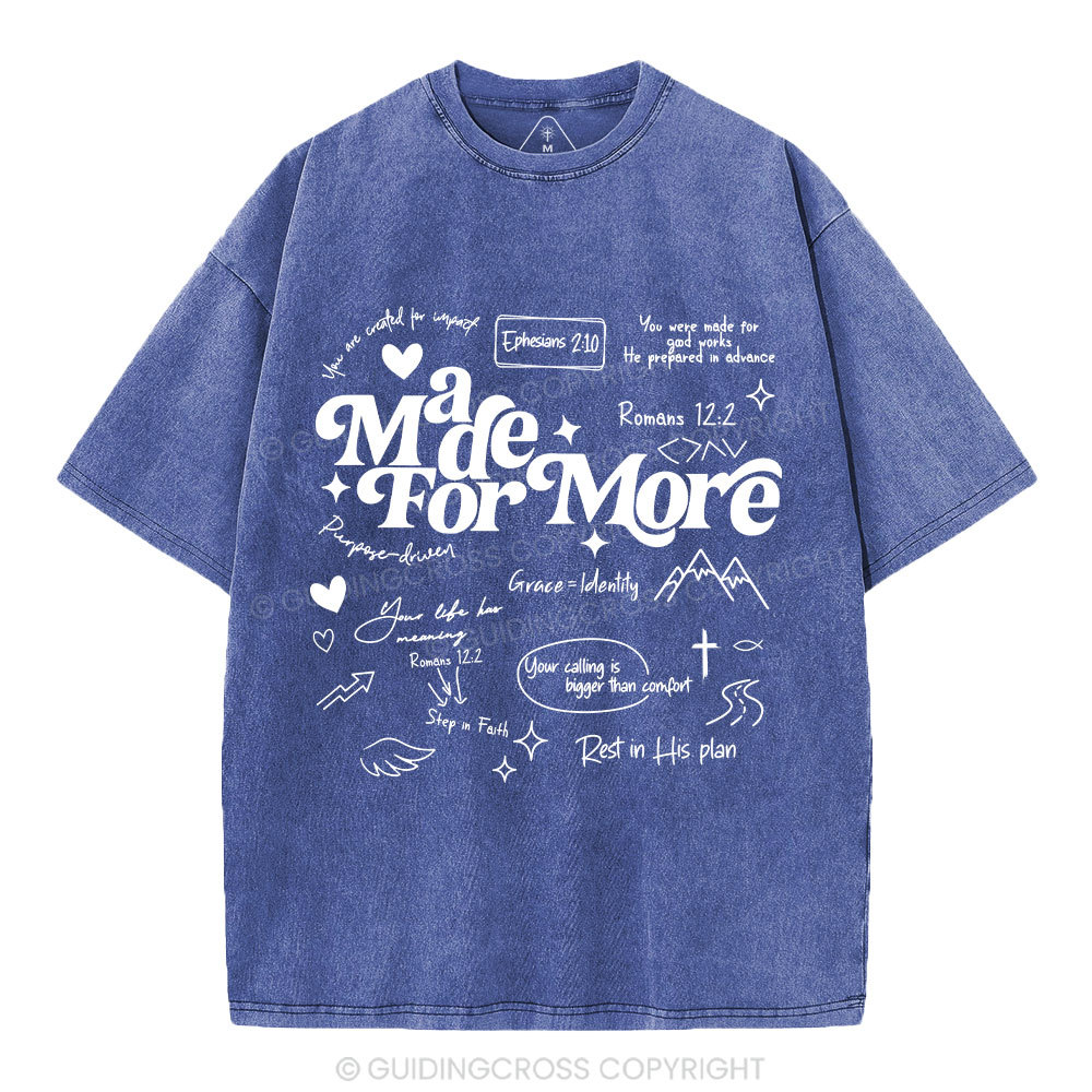 Made For More Christian Washed T-Shirt