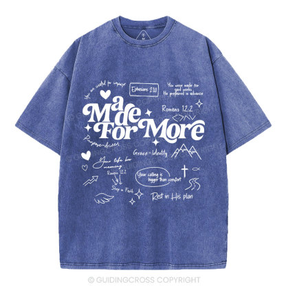 Made For More Christian Washed T-Shirt