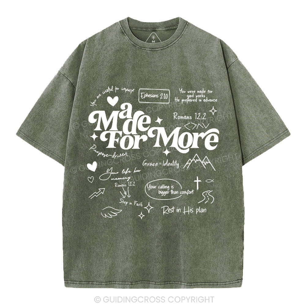 Made For More Christian Washed T-Shirt