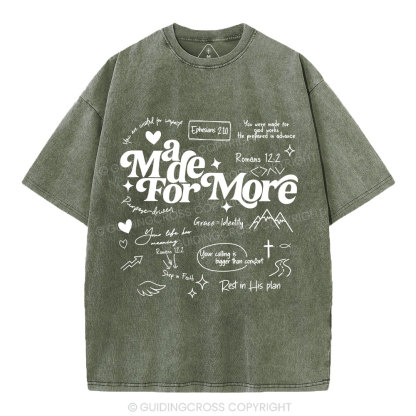 Made For More Christian Washed T-Shirt