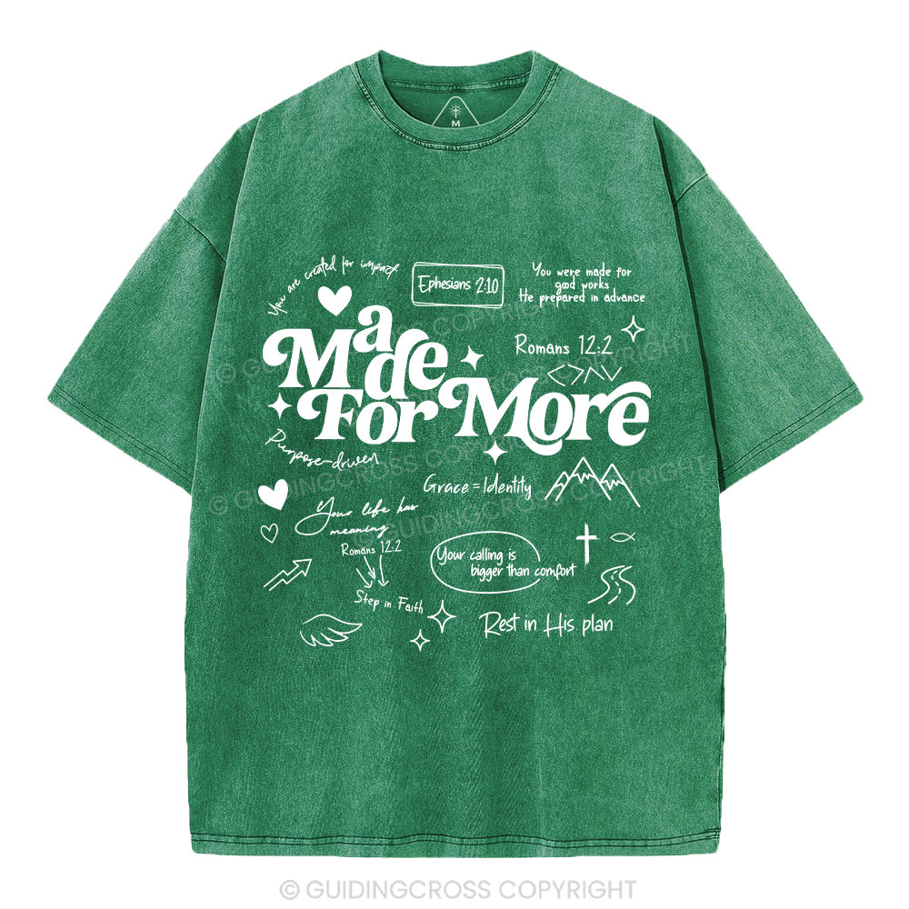 Made For More Christian Washed T-Shirt