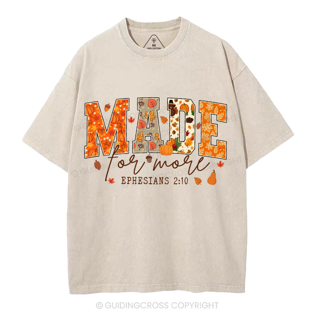 Made For More Christian Washed T-Shirt
