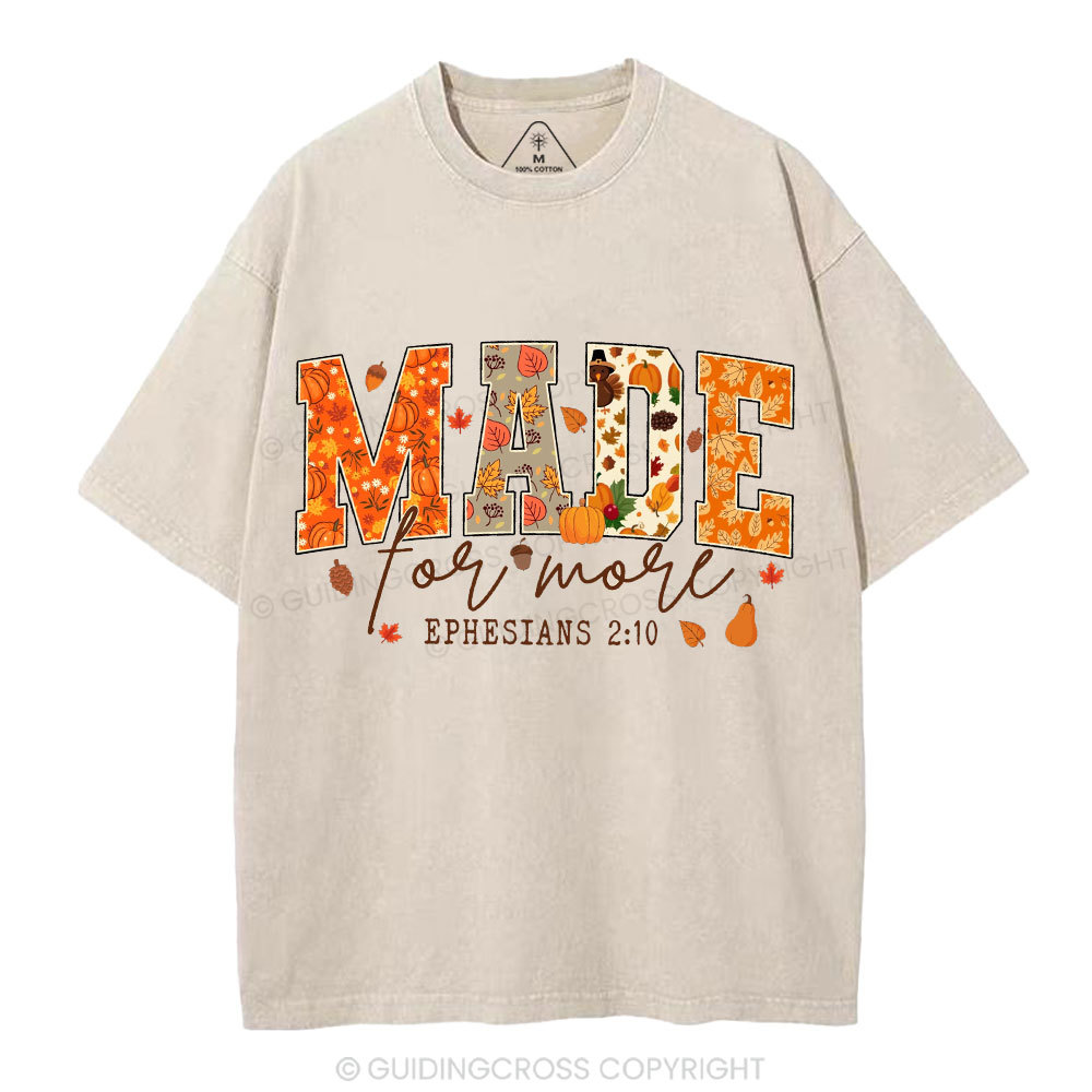 Made For More Christian Washed T-Shirt
