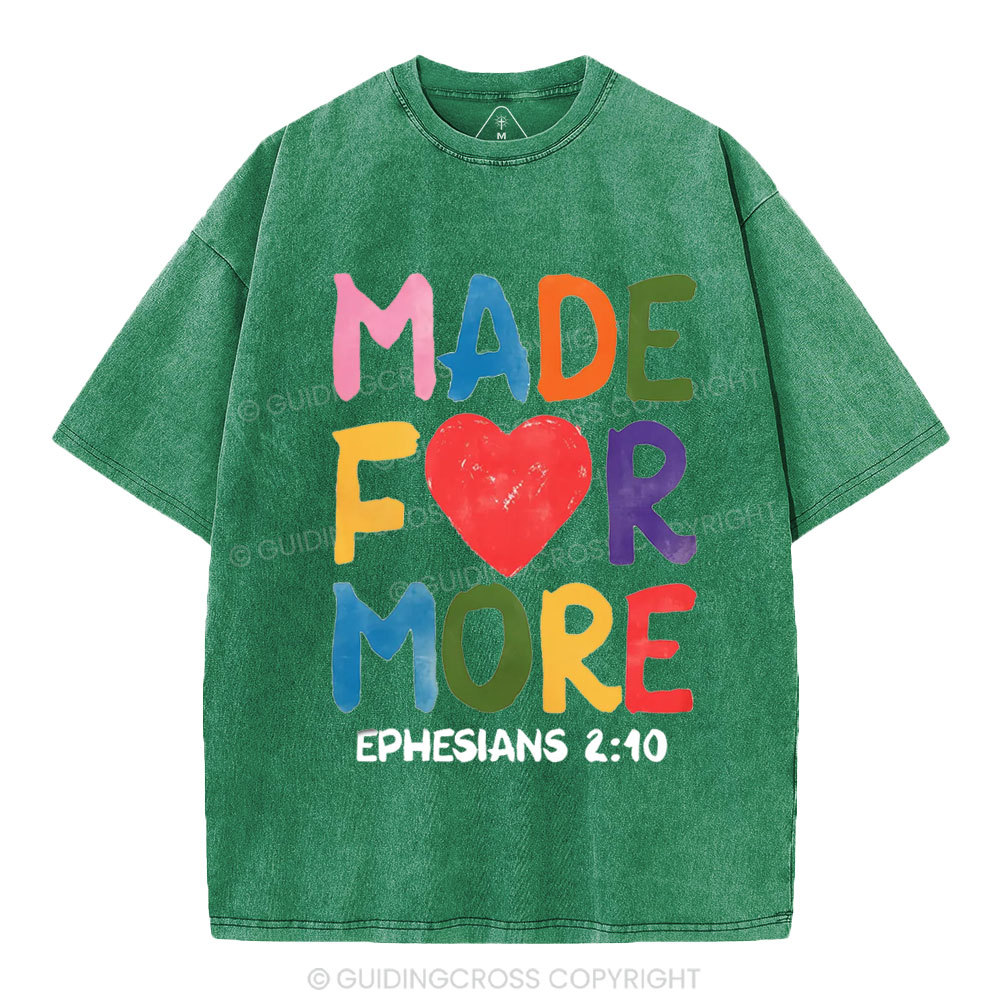 Made For More Christian Washed T-Shirt