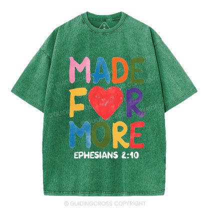 Made For More Christian Washed T-Shirt