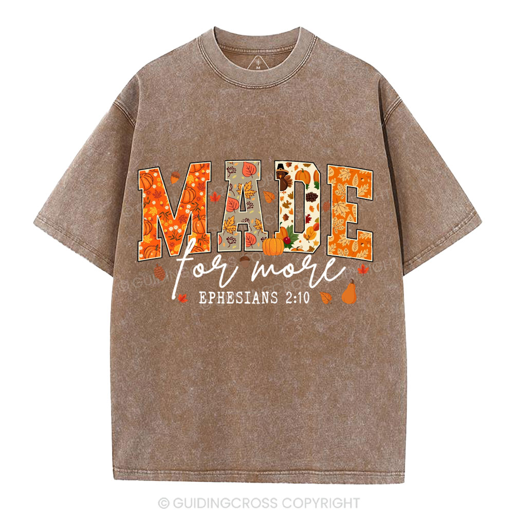 Made For More Christian Washed T-Shirt