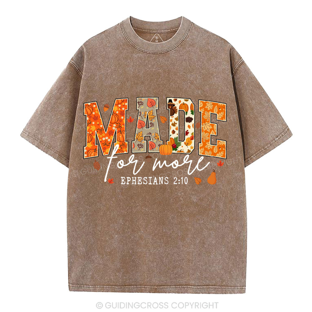 Made For More Christian Washed T-Shirt