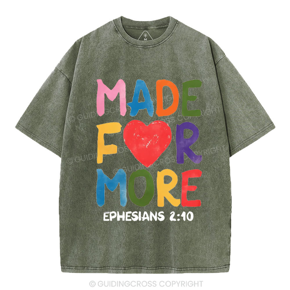 Made For More Christian Washed T-Shirt