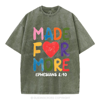 Made For More Christian Washed T-Shirt
