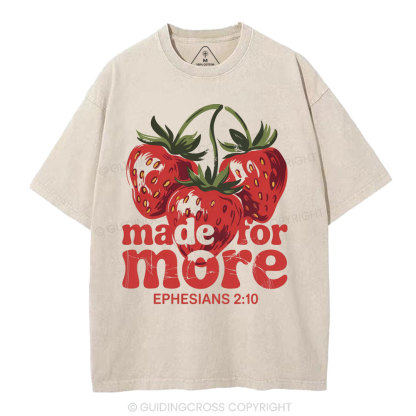 Made For More Christian Washed T-Shirt
