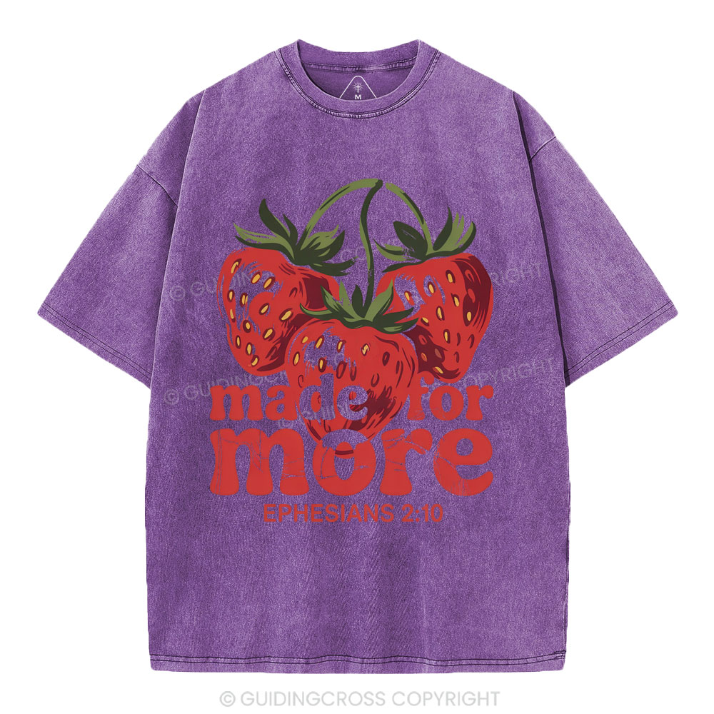 Made For More Christian Washed T-Shirt