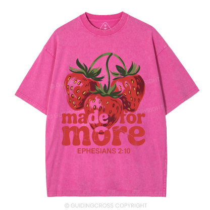 Made For More Christian Washed T-Shirt