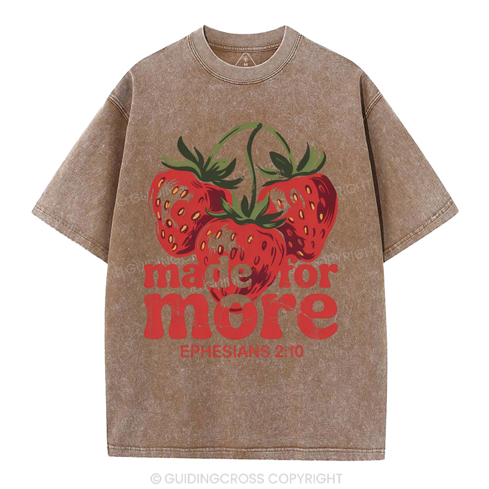 Made For More Christian Washed T-Shirt