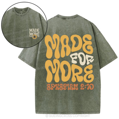 Made For More Christian Washed T-Shirt